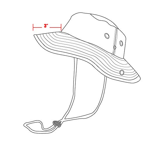 Bucket Hats with String Wide Brim Hiking Fishing UV Sun Protection Safari Unisex Boonie - color: Gray, size: Large-X-Large
