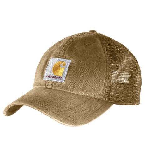 Carhartt Men's Buffalo Sandstone Meshback Cap - color: Dark Khaki