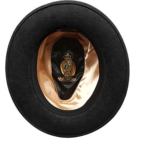 EPOCH Men's Wool Felt Derby Hat - color: Black, size: X-Large