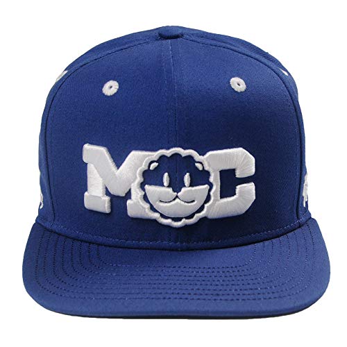 RIOREX Hip hop caps Fashion Animal Embroidery Baseball Cap for Men Adjustable Leather Belt Strapback Baseball Cap - color: Blue(mc)