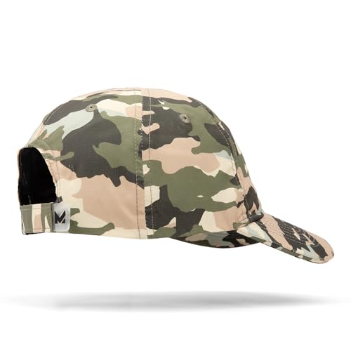 MISSION Cooling Performance Hat, Unstructured Low-Profile Adjustable Fit - UPF 50 - for Running, Workouts & Outdoors - color: Classic Camo Safari