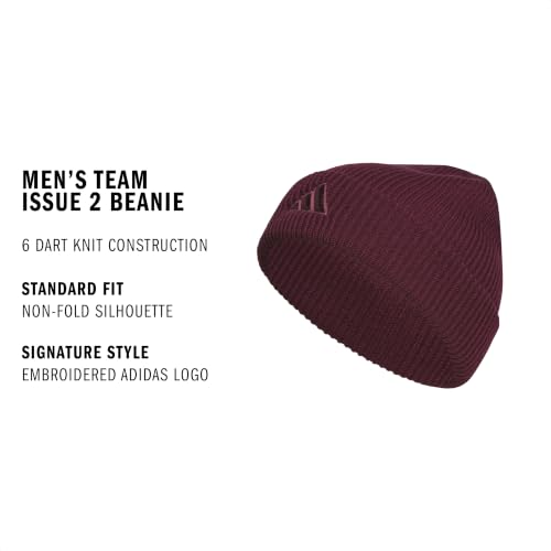 adidas Men's Team Issue Beanie - color: Maroon