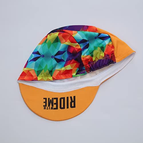Man's Cycling Cap - Polyester Road Cycling Hat-Under Helmet - Cycling Helmet Liner Breathable&Sweat Uptake - color: Da24