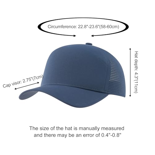 VOBOOM Men Breathable Performance Sports Baseball Cap - color: Navy