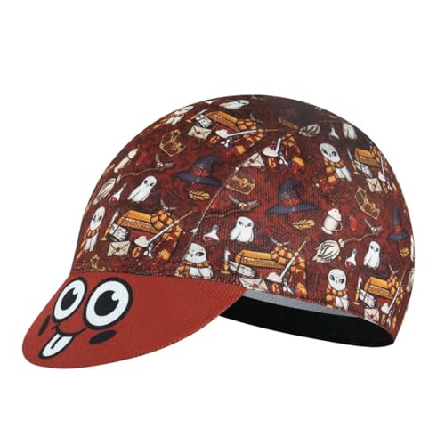 Cartoon Cycling Cap for Man and Woman Cycling Hat Under Helmet-Polyester Breathable Sweat Absorbent - color: Cart-1