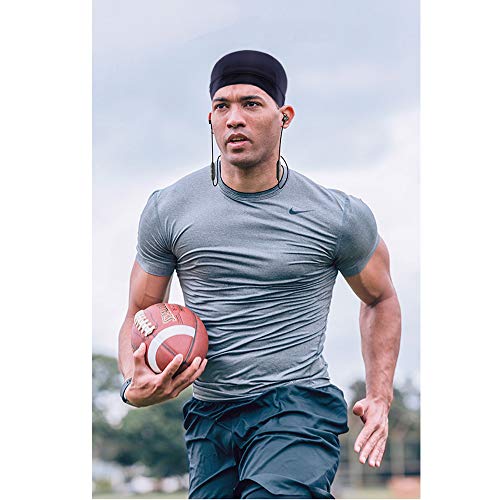 3 Pack Cooling Skull Cap Helmet Liner Sweat Wicking Breathable Hat for Men - color: Black,black,navy