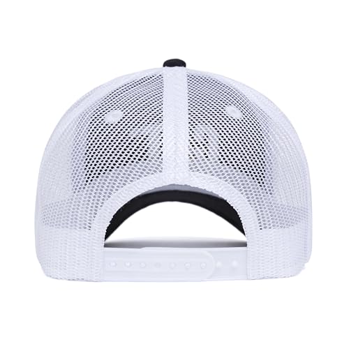 CAT Men's Raised Logo Cap - color: Black White