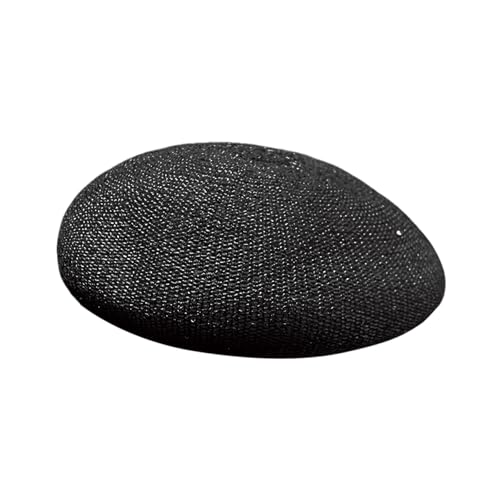 Women Lightweight Beret Floral Hollow Out Hat Breathable French Beret Beanie Hat Cap for Spring Summer - color: Black 6#