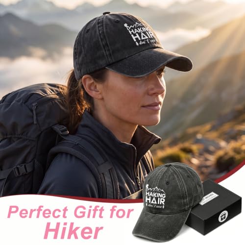 Mens Hat - Gifts for Birthday Christmas Fathers Day - color: Hiking 2 Black