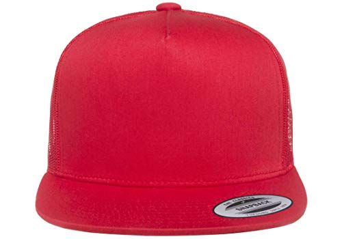 Yupoong Mens Yp Classics Classic Trucker Cap - color: Red