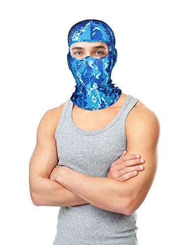 SATINIOR 8 Pcs Balaclava Face Mask Men Summer Full Face - color: Classic Colors
