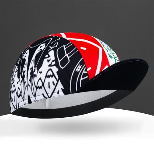 Cartoon Cycling Cap for Man and Woman Cycling Hat Under Helmet-Polyester Breathable Sweat Absorbent - color: Cart-30
