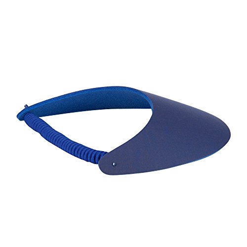 Fabric Foam Sun String Visor - color: Royal
