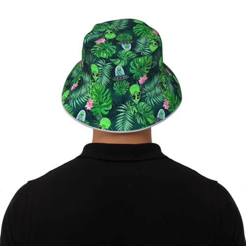 Bucket Hat Hat Reversible Fisherman Hats Double Sided Wearing Women Men - color: Black21