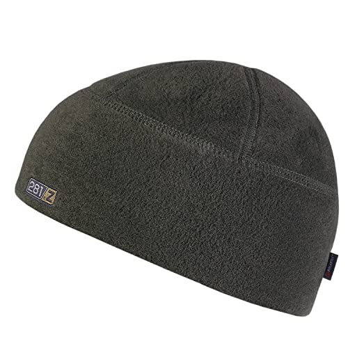 281Z Polartec Thermal Pro Winter Skull Cap - Military Tactical Outdoor Sport - Watch Cap Fleece Beanie (Moss Green) - size: Small