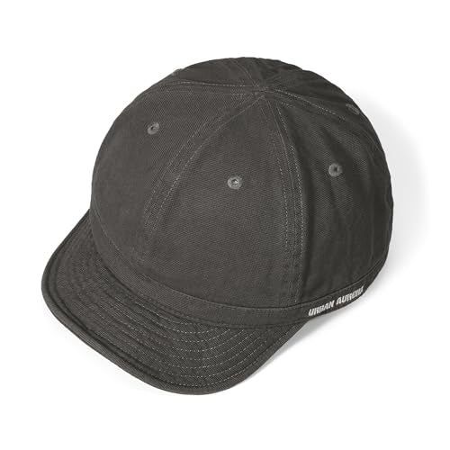 Croogo Short Brim Baseball Cap Low-Profile Dad Hat for Men Urban Streetwear - color: Dy06-gray