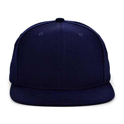 Mitchell & Ness Blank Classic Snapback Cap - color: Navy