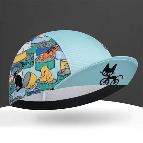 Cycling Cap for Man and Woman Cycling Hat Under Helmet-Polyester Breathable Sweat Absorbent - color: Flo-35