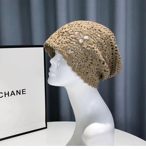 Lady's Handmade Crochet Hat - color: Brown