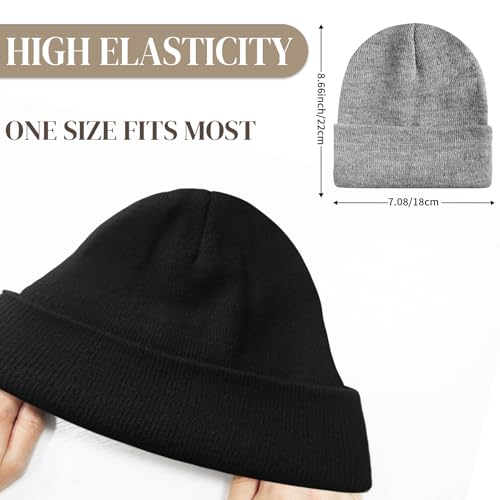 PFFY Beanie for Men Women Unisex Knit Cuffed Winter Beanies Hats Skull Cap - color: Blue