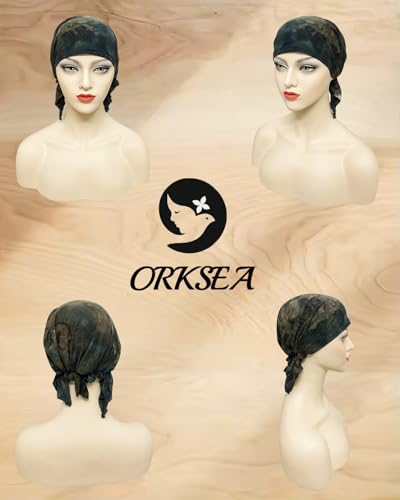Chemo Headwear for Women Head Scarf Hats Beanie Coverings Scarves - color: Grey1