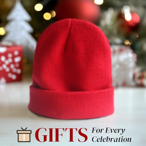 PFFY Beanie for Men Women Unisex Knit Cuffed Winter Beanies Hats Skull Cap - color: Khaki