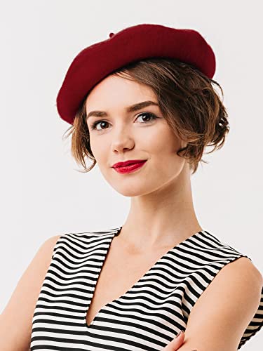 3/6 Pcs Beret Hats for Women - color: Basic Color, size: Medium