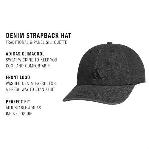 adidas Men's Ultimate Hat Baseball Cap - color: Black Denim/Black/Denim