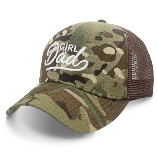 Men's Embroidered Adjustable Baseball Cap, Girl Dad Hat for Men - color: Green01