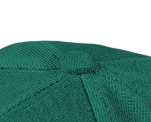 TK Flex Blank Hats, Adjustable Plain Hats, Casual Women's and Men's Hats, Baseball Caps for Patches and Embroidery, 12 Pack - color: Hunter Green