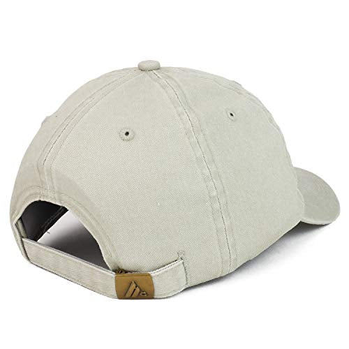 Armycrew Watermelon Embroidered Patch Unstructured Cotton Washed Baseball Cap - color: Beige