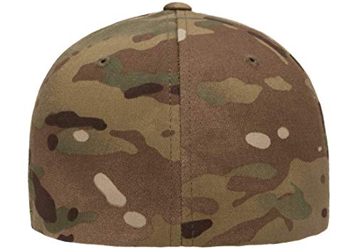 Structured Wool Baseball Cap with Stiff Peak by Nordic Training Gear - color: Multicam, size: Small-Medium