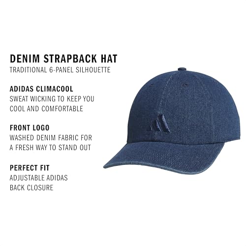 adidas Men's Ultimate Hat Baseball Cap - color: Medium Blue Denim/Denim