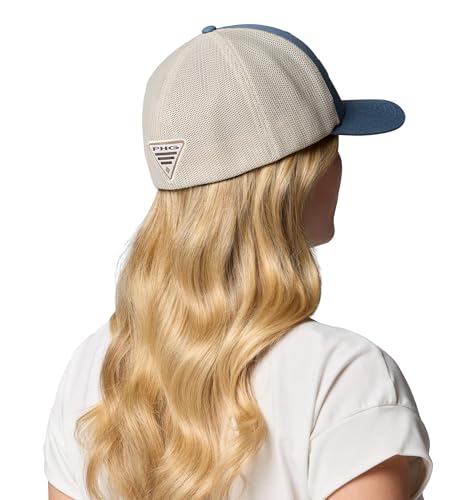 Columbia Unisex PHG Logo Mesh Ball Cap - color: Mountain/Fossil/Dog Logo, size: Large-X-Large