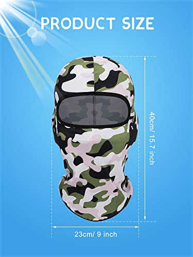 Geyoga 8 Pcs Balaclava Ski Mask Sun Protection