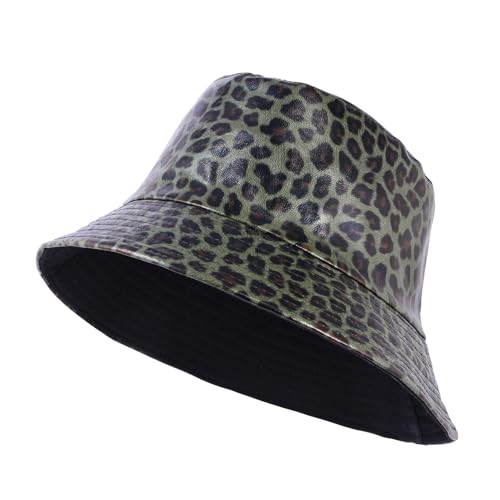 Unisex Black Bucket Hat Waterproof Rain Hat Reversible Shiny Rave Bucket Hat for Concert Festival - color: D3