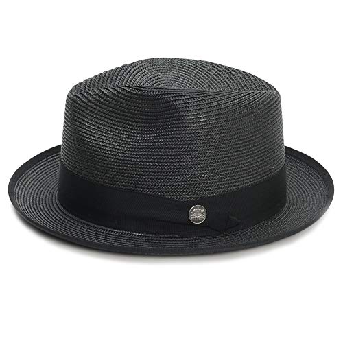 Stetson Mens Latte B, Color: Navy - color: Black, size: 6 3/4