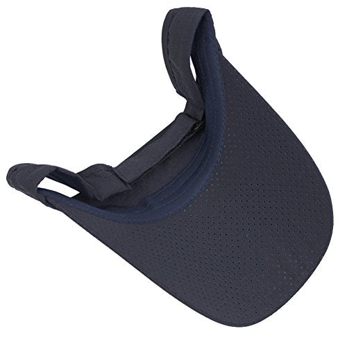 Mens Summer Quick-Dry Run Long Brim Empty Top Baseball Tennis Sun Hat Cap Visor - color: Navy