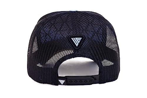 Urban Effort Trucker Hat for Men & Women, Mesh Back Baseball Cap, 5 Panel - color: Baby Blue, style: Mesh Back