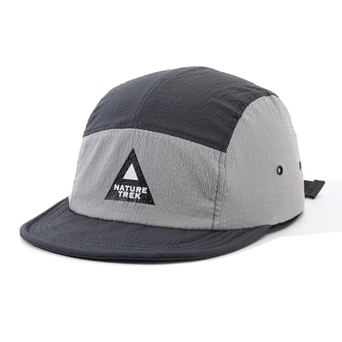 Summer Short Brim Baseball Cap 5 Panel Hats for Men Quick Dry Snapback Caps Hip Hop Cadet Caps Sun Hat Umpire Hats - color: Mg-dym2602-grey