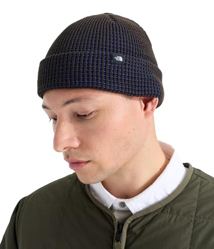 THE NORTH FACE TNF Fisherman Beanie | Shallow Fit, Cuffed Winter Hat for Men & Women, Logo Clip Label - color: Tnf Blue Multi