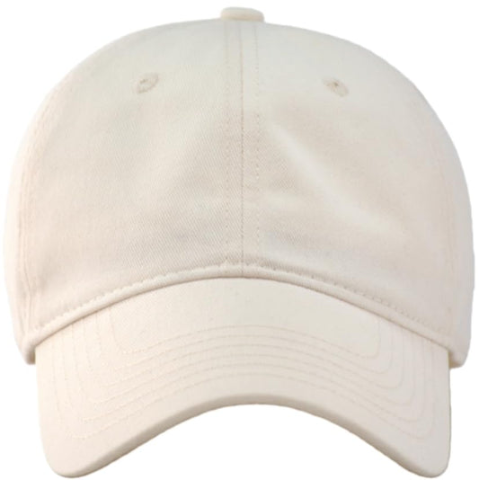TSSGBL Vintage Cotton Washed Baseball Cap S to XXL Unstructured Low Profile Adjustable Distressed Dad Hat for Men Women - color: Beige, size: X-Large-XX-Large