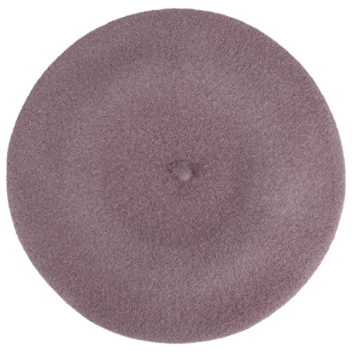 Women's Beret Cashmere Wool French Hat Made in EU Women Autumn Winter - color: Oldrose, size: 6 7/8