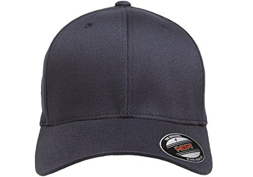 Flexfit Men's Athletic Baseball Fitted Cap - color: Dark Navy, size: Large-X-Large