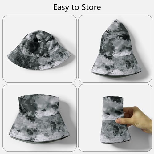 UPF 50+ Reversible Sun Hat - color: Light Grey/Grey Camo, size: Medium