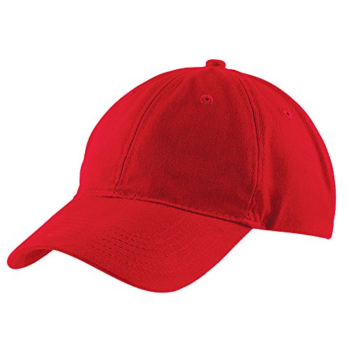 Trendy Apparel Shop Daddy (Back) Embroidered 100% Cotton Dad Hat - color: Red