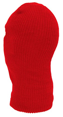 TOP HEADWEAR 3-Hole Winter Ski Mask - color: Red