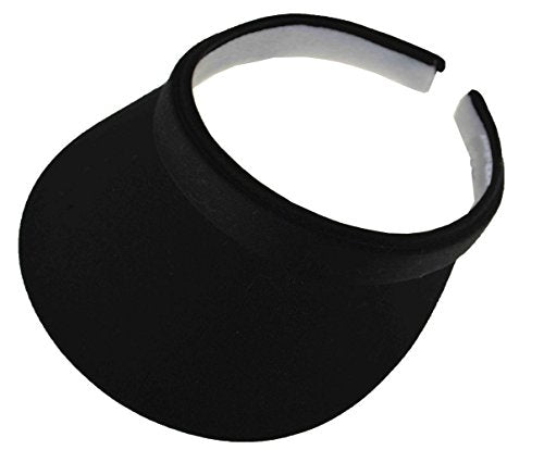 Nayt Women's Cotton Twill Clip-on Visor - color: Black, size: One Size-Large