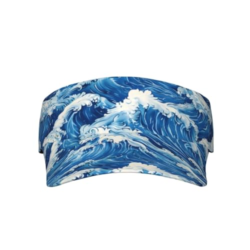 Visors for Women Men, Adjustable Sports Sun Visor Hats Outdoor Tennis Golf Running - color: V-003#