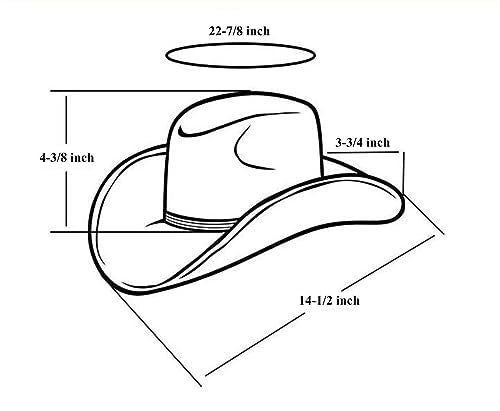 THE CELL Straw Cowboy Hat - style: Flag_navy Crown_silver Star